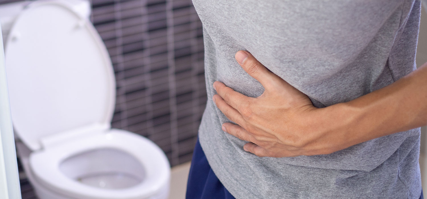 Constipation and intolerances can lead <br>to bloating and a feeling of discomfort.